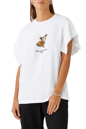 Ceramic Tiger Embroidered T-Shirt
